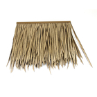 A folha de palmeira cobriu com sapê Pvc exterior Palapa sintético Tiki Hut Roof de Palstic do guarda-chuva