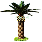 Palmeira amarela artificial personalizada do coco das algas da grande altura de 8m para a decoração exterior