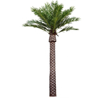 Árvores exteriores da praia artificial da alameda da árvore da fibra de vidro da palmeira de coco
