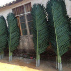 Grande palmeira decorativa exterior Canadá/palma de data plástica/palmeiras artificiais