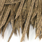 A prova Tiki Hut Thatch Roll da raiz, palma cobre com sapê o peso leve dos rolos