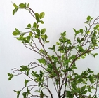 plantas artificiais dos bonsais de 150cm, folhas reais internas do verde do toque das plantas em pasta falsificadas