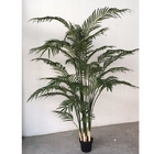 Plantas artificiais dos bonsais de Dypsislutescens, palmeira da areca do falso de 1m