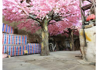 Árvore artificial exterior, falsificação Sakura Tree da flor do OEM da fibra de vidro
