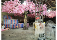 Árvore artificial exterior, falsificação Sakura Tree da flor do OEM da fibra de vidro