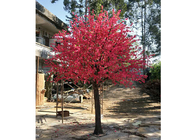 Árvore artificial de madeira da flor, árvore da flor do rosa da falsificação do casamento de 1m