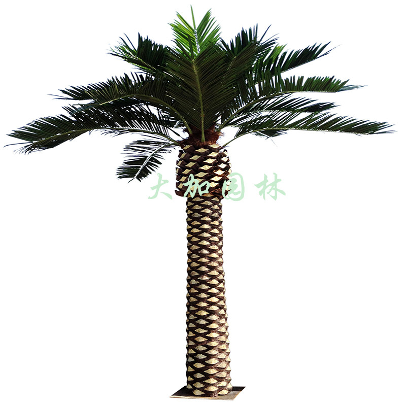 Palmeira artificial dedesvanecimento Anti-uv por atacado da planta grande exterior da decoração da piscina