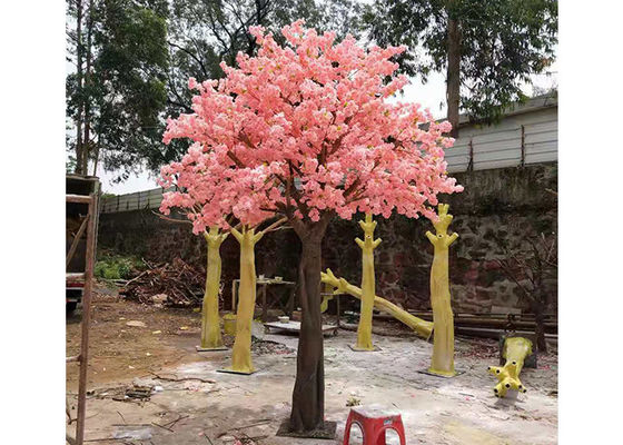 material artificial de 1m Cherry Blossom Tree Fiberglass Wood